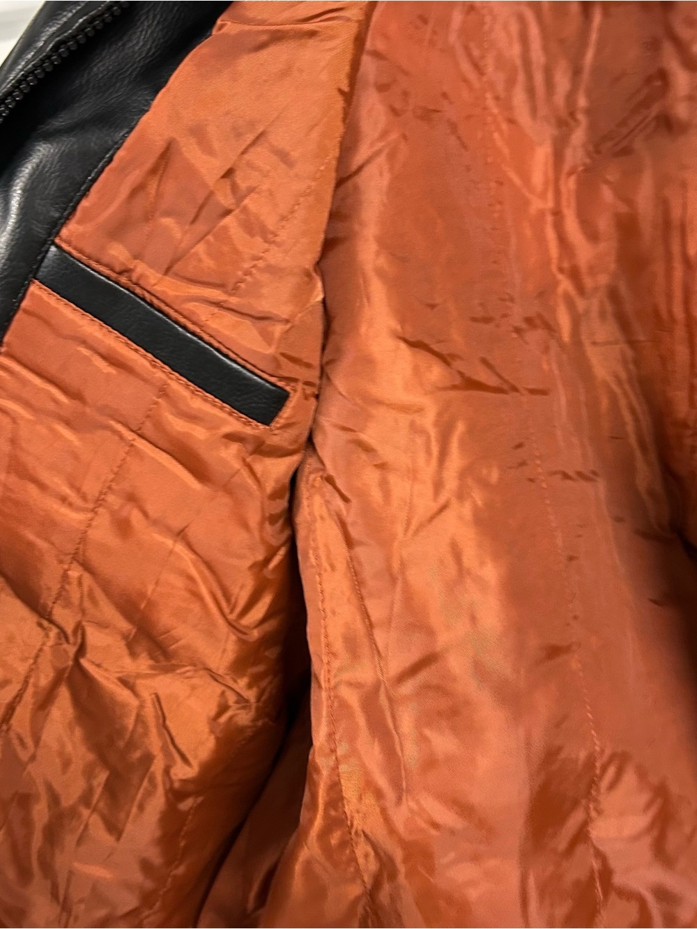 Texas Longhorns Black & Burnt Orange Leather Team Jacket - Picture 7 of 10